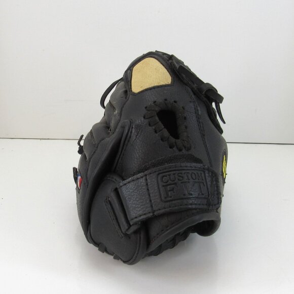 Wilson Youth Black RHT Adjustable Cuff Five Finger Baseball Glove 11" A2451 - Picture 2 of 8